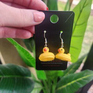 Rubber Ducky Earrings (New)